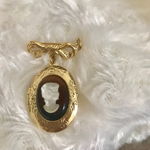 ❤️ Rare Vintage Victorian Cameo Brooch - Picture 1 of 8